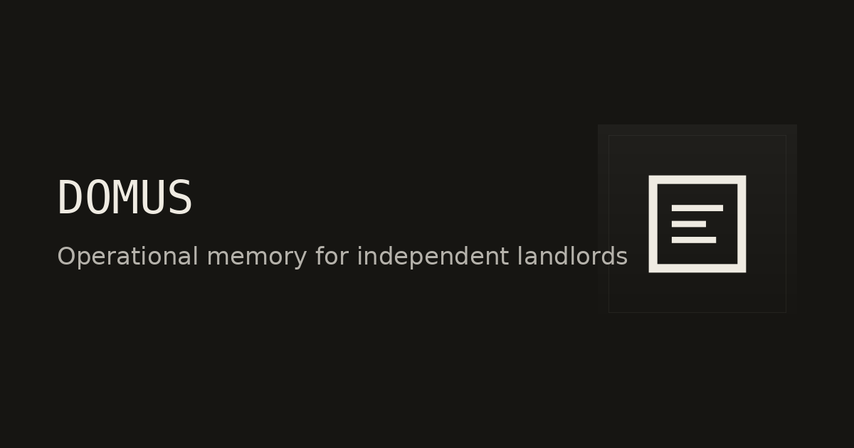 DOMUS website preview